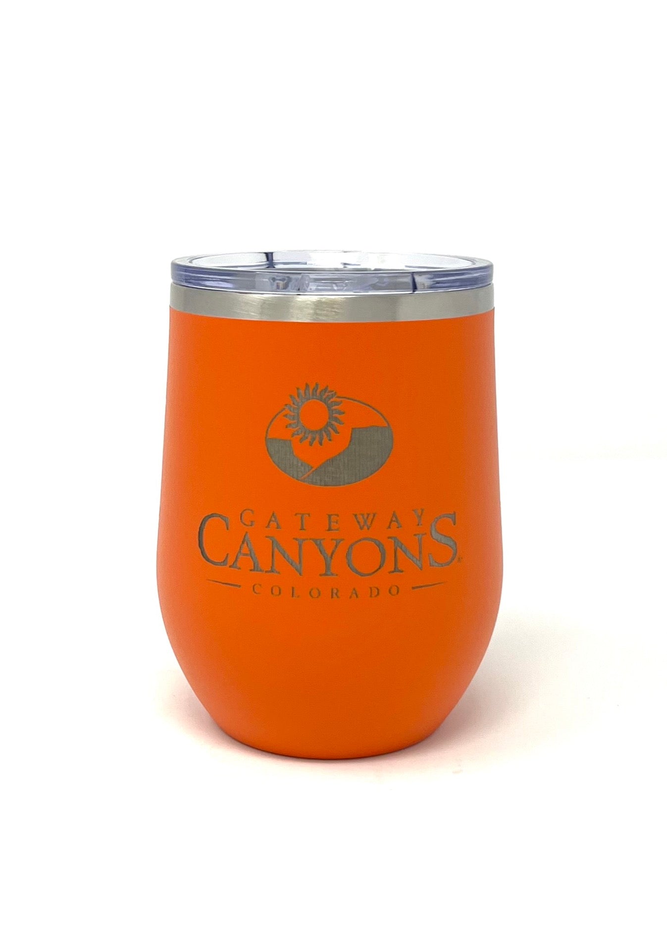 12 oz Stemless Wine Tumbler w-Slot Lid
