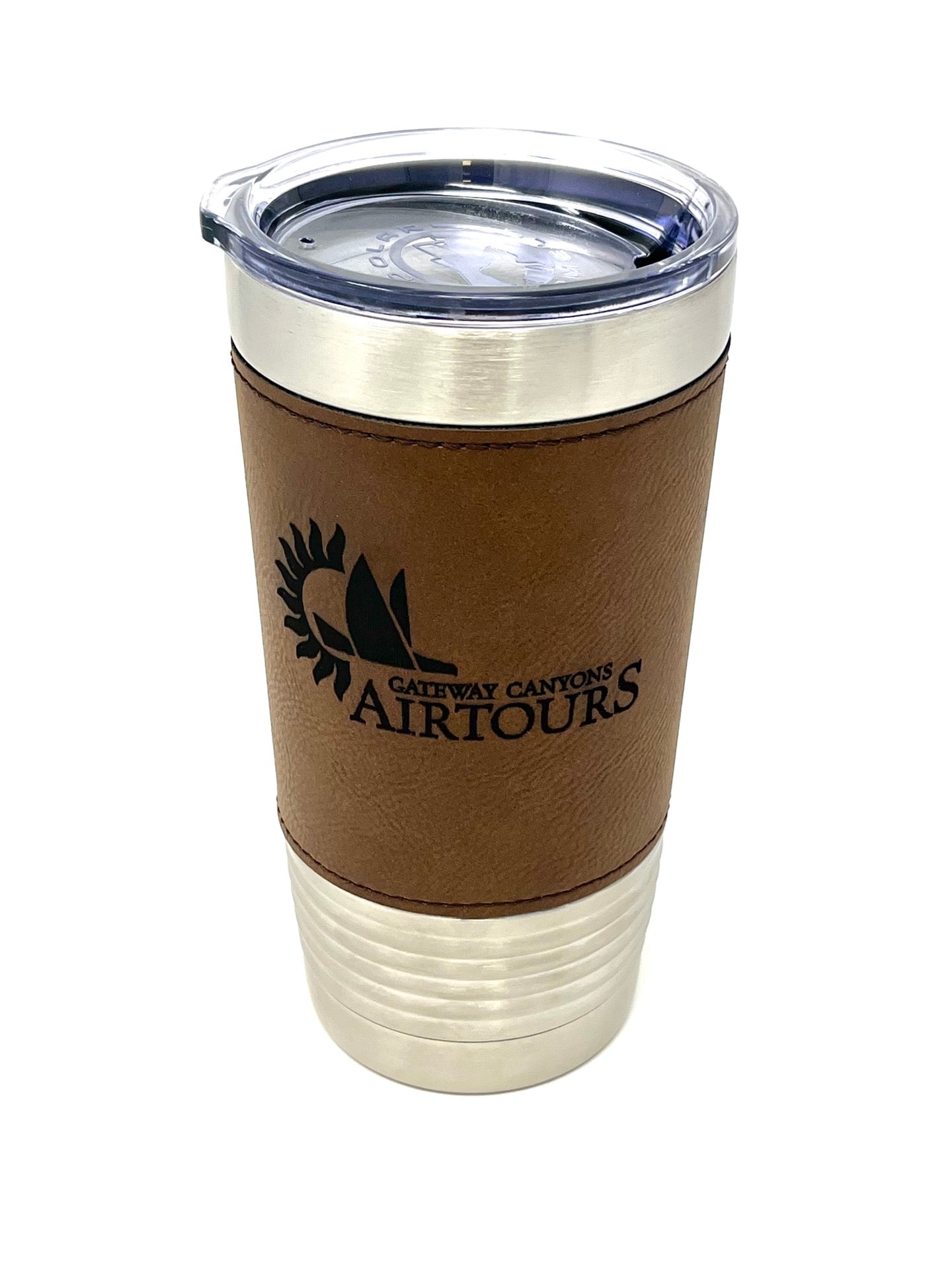 20 oz Tumbler - Leatherette Wrapped