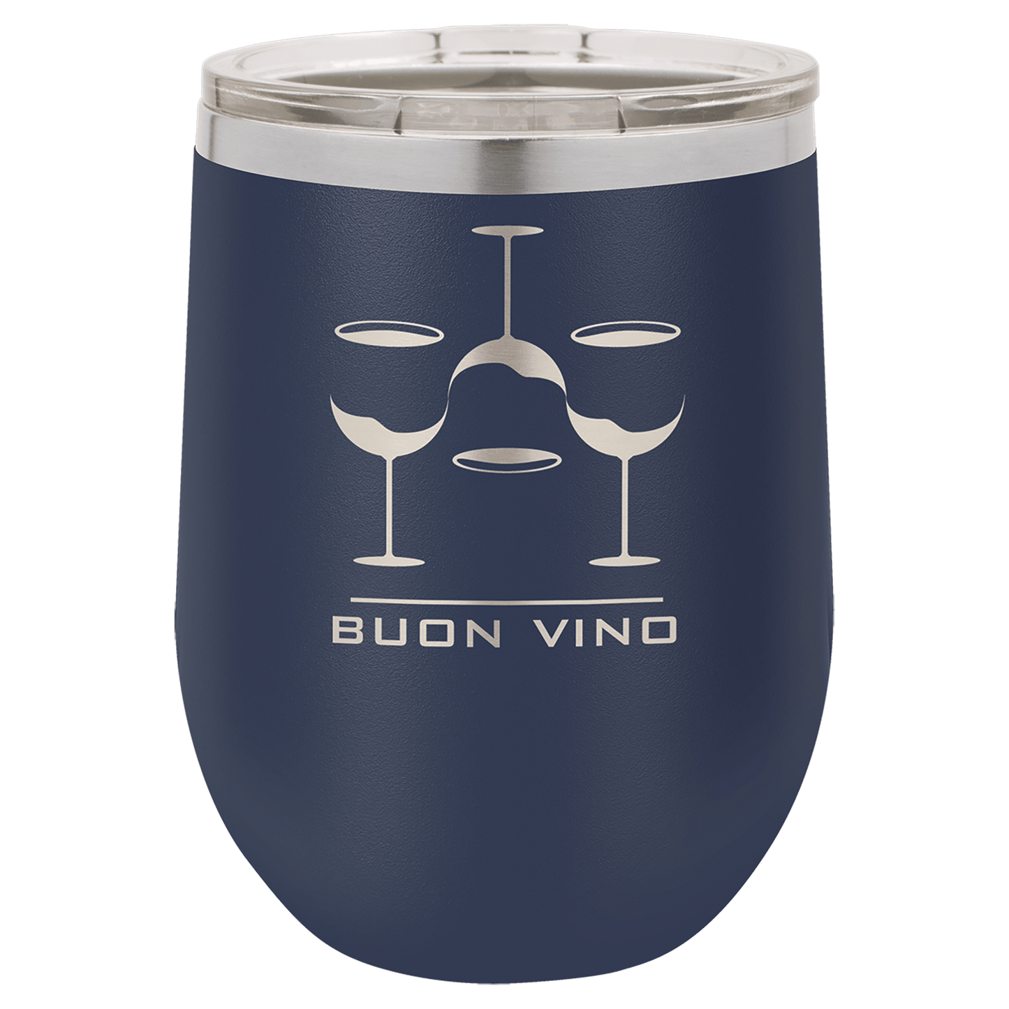12 oz Stemless Wine Tumbler w-Slot Lid